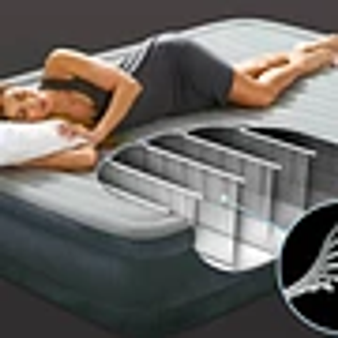 COLCHÓN INFLABLE ELÉCTRICO INTEX 2 PLAZAS 152X203X56 CM COMFORT PLUSH 5