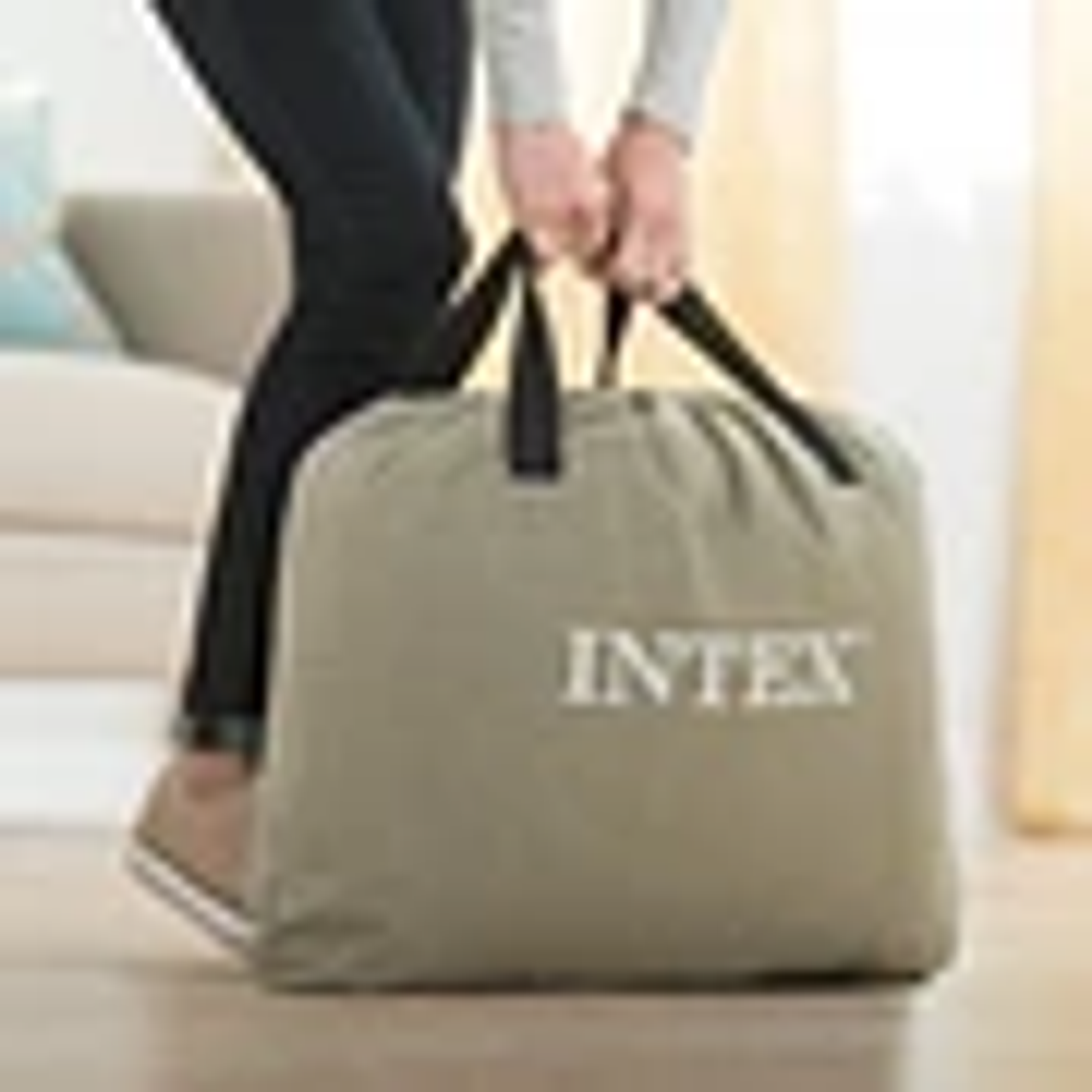 COLCHÓN INFLABLE ELÉCTRICO INTEX 2 PLAZAS 152X203X56 CM COMFORT PLUSH 8