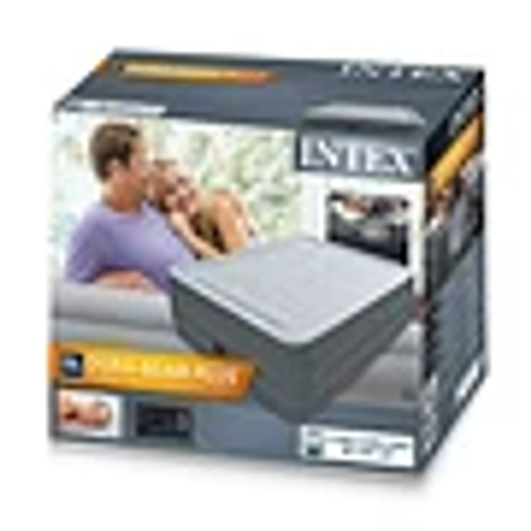 COLCHÓN INFLABLE ELÉCTRICO INTEX 2 PLAZAS 152X203X56 CM COMFORT PLUSH 9