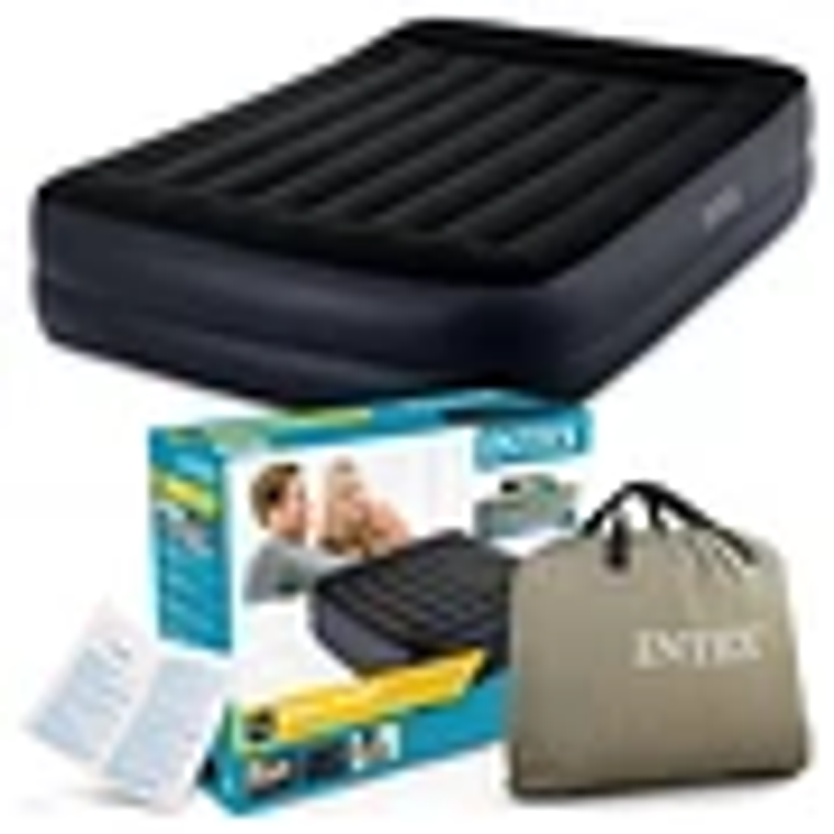 COLCHÓN INFLABLE ELÉCTRICO INTEX 2 PLAZAS 152X203X42 CM PILLOW REST RAISED 4