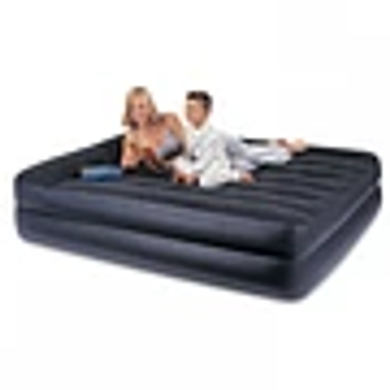 COLCHÓN INFLABLE ELÉCTRICO INTEX 2 PLAZAS 152X203X42 CM PILLOW REST RAISED 10