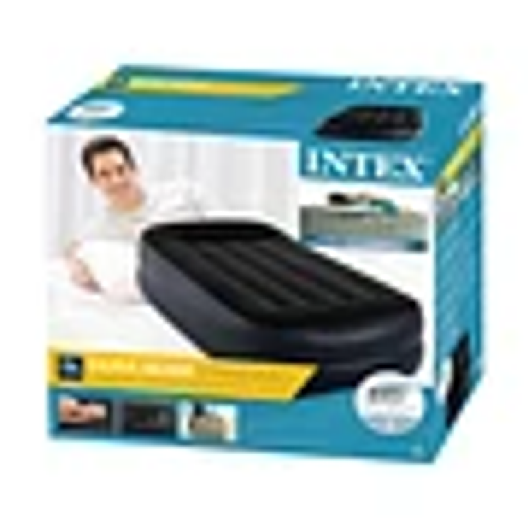 COLCHÓN INFLABLE ELÉCTRICO INTEX 1,5 PLAZAS 99X191X42 CM PILLOW REST RAISED 8