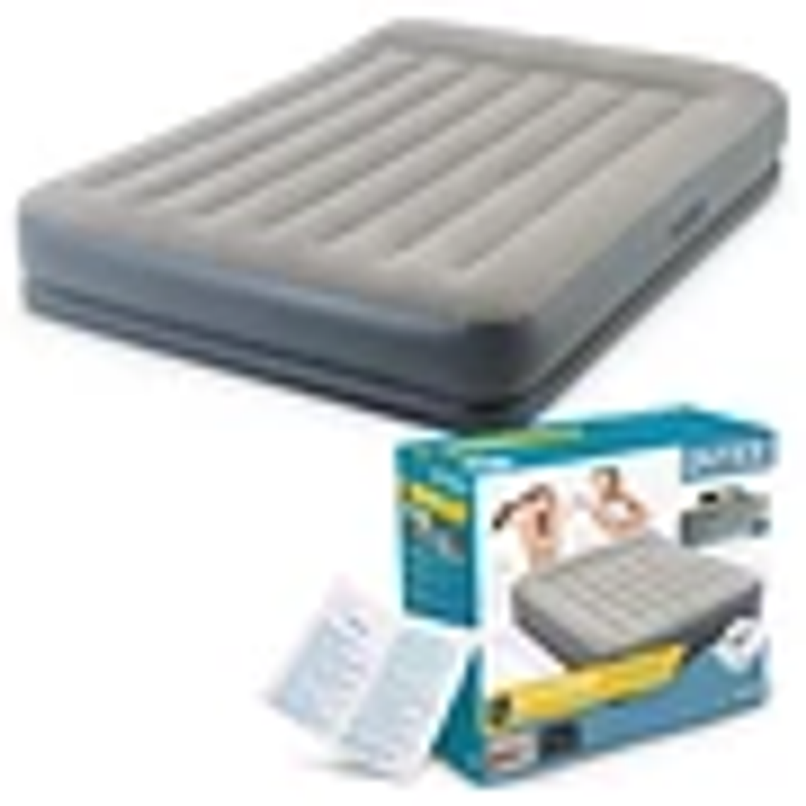 COLCHÓN INFLABLE ELÉCTRICO INTEX 2 PLAZAS 152X203X30 CM PILLOW REST MID-RISE 5