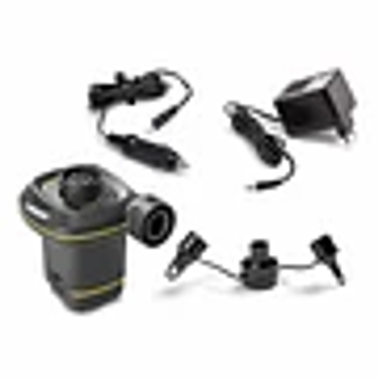 INFLADOR ELÉCTRICO INTEX CORRIENTE 220-240V + ADAPTADOR DE AUTO 12 V QUICK-FILL AC/DC 4