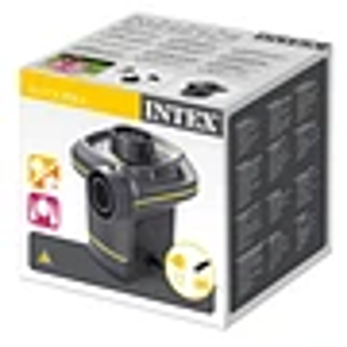 INFLADOR ELÉCTRICO INTEX CORRIENTE 220-240V + ADAPTADOR DE AUTO 12 V QUICK-FILL AC/DC 5