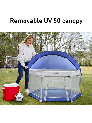 GRACO - CORRAL PACK AND PLAY LITE TRAVELER LX CON TOLDO UV 