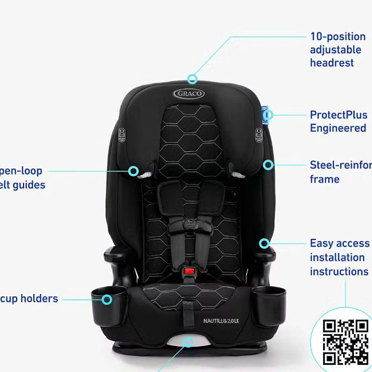 GRACO - SILLA DE AUTO NAUTILUS 2.0 CRANE  5