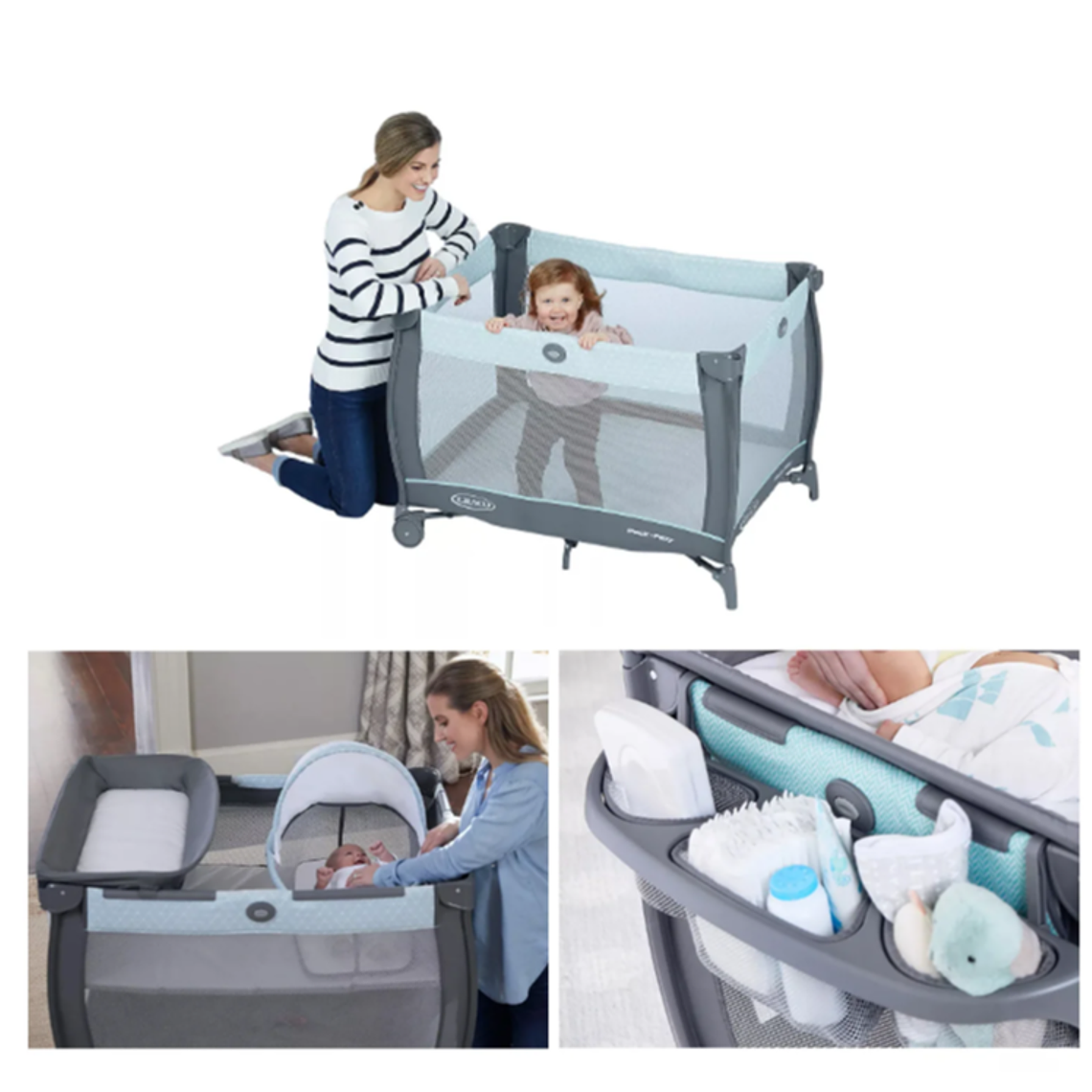 GRACO - CUNA PACK AND PLAY CARE SUITE BASSINET PLAYARD WELLS GRACO 5