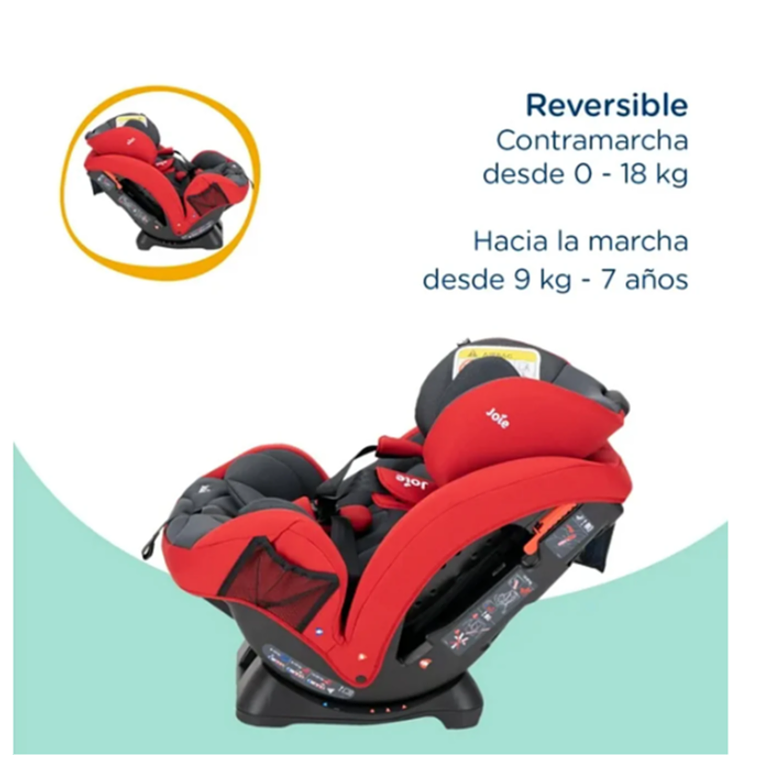 JOIE - SILLA DE AUTO CONVERTIBLE STAGES RED & GRAY  5