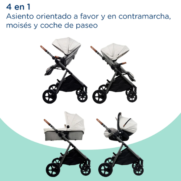 JOIE - COCHE PASEO AERIA AJUSTABLE OYSTER 4