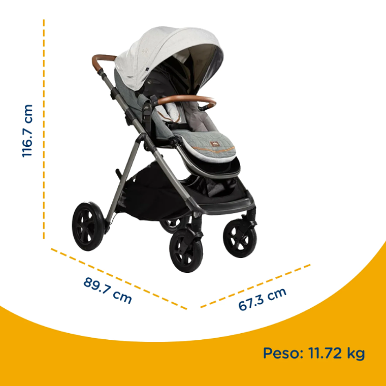 JOIE - COCHE PASEO AERIA AJUSTABLE OYSTER 5