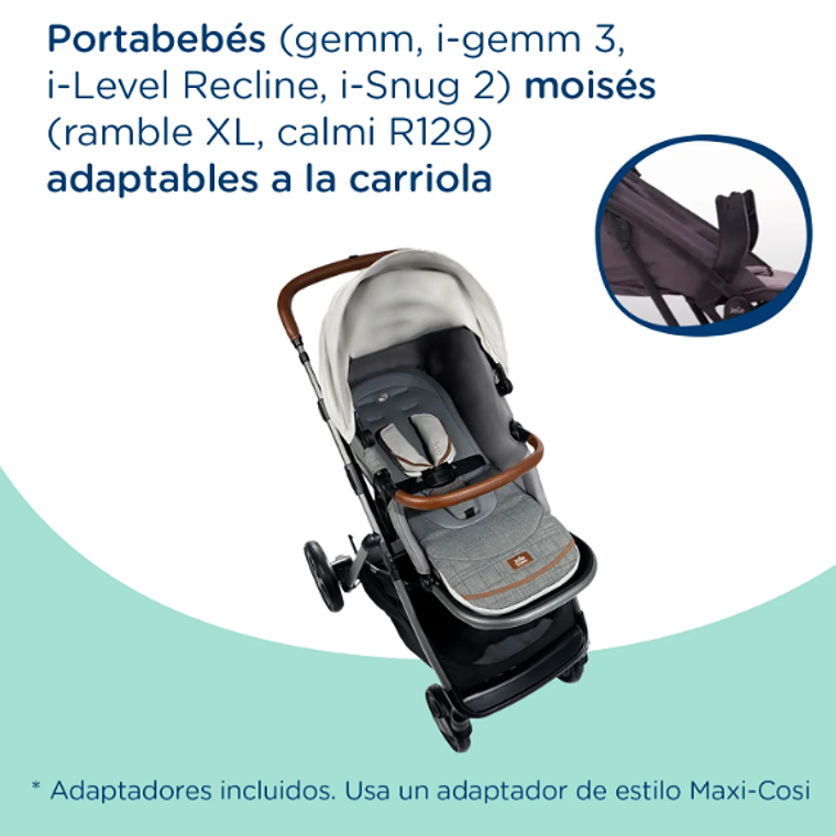 JOIE - COCHE PASEO AERIA AJUSTABLE OYSTER 8