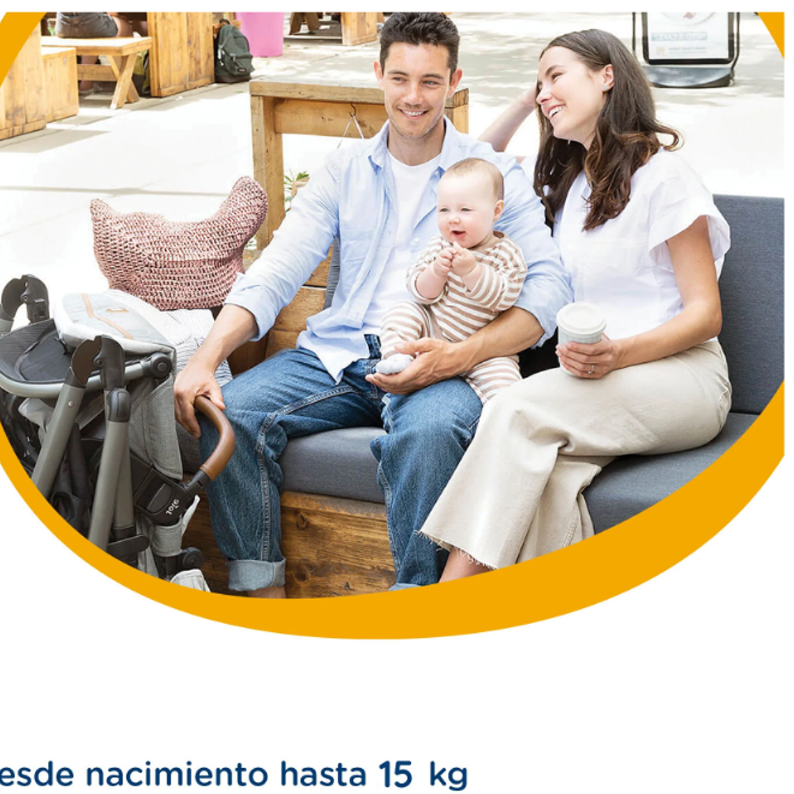 JOIE - COCHE PASEO AERIA AJUSTABLE OYSTER 10