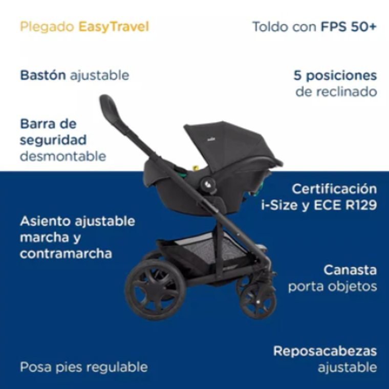 JOIE - COCHE TRAVEL SYSTEM  TRIO CHROM TRIO EMBER  5