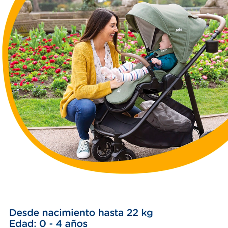 JOIE - COCHE TRAVEL SYSTEM VERSATRAX GRAY FLANNEL  9