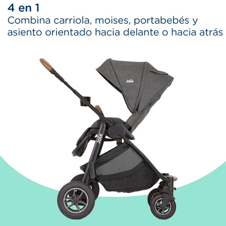 JOIE - COCHE TRAVEL SYSTEM VERSATRAX SHALE  10