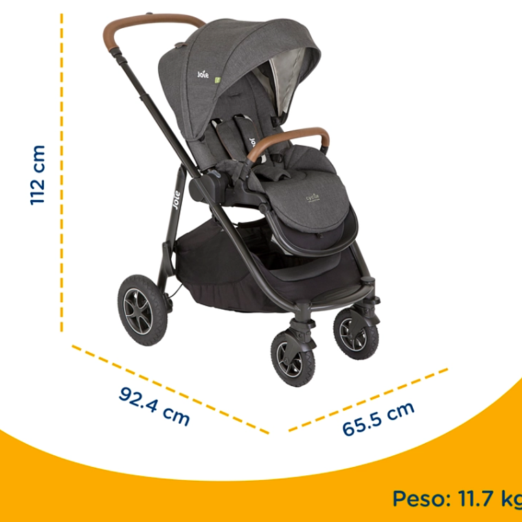 JOIE - COCHE TRAVEL SYSTEM VERSATRAX SHALE  13