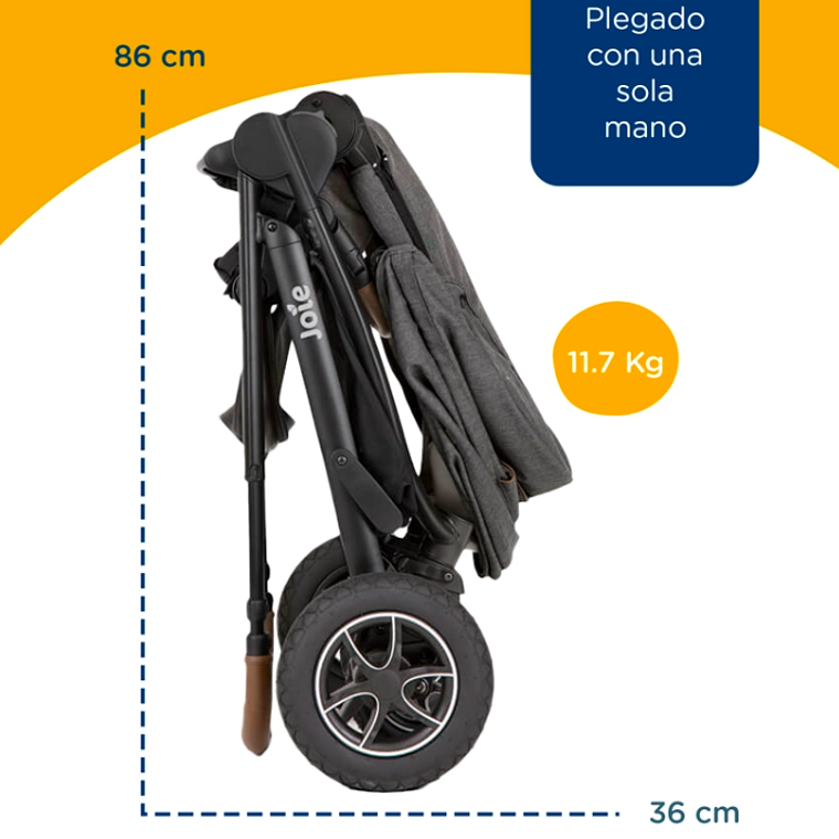JOIE - COCHE TRAVEL SYSTEM VERSATRAX SHALE  14