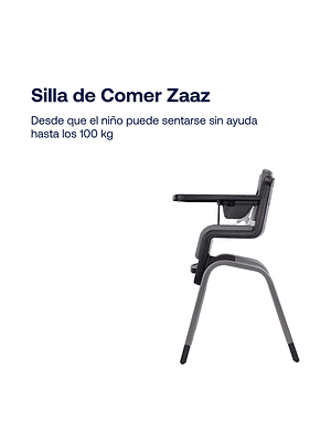 NUNA - SILLA DE COMER HCH ZAAZ PEWTER / SEGUNDA SELECCIÓN CAJA CON DAÑOS