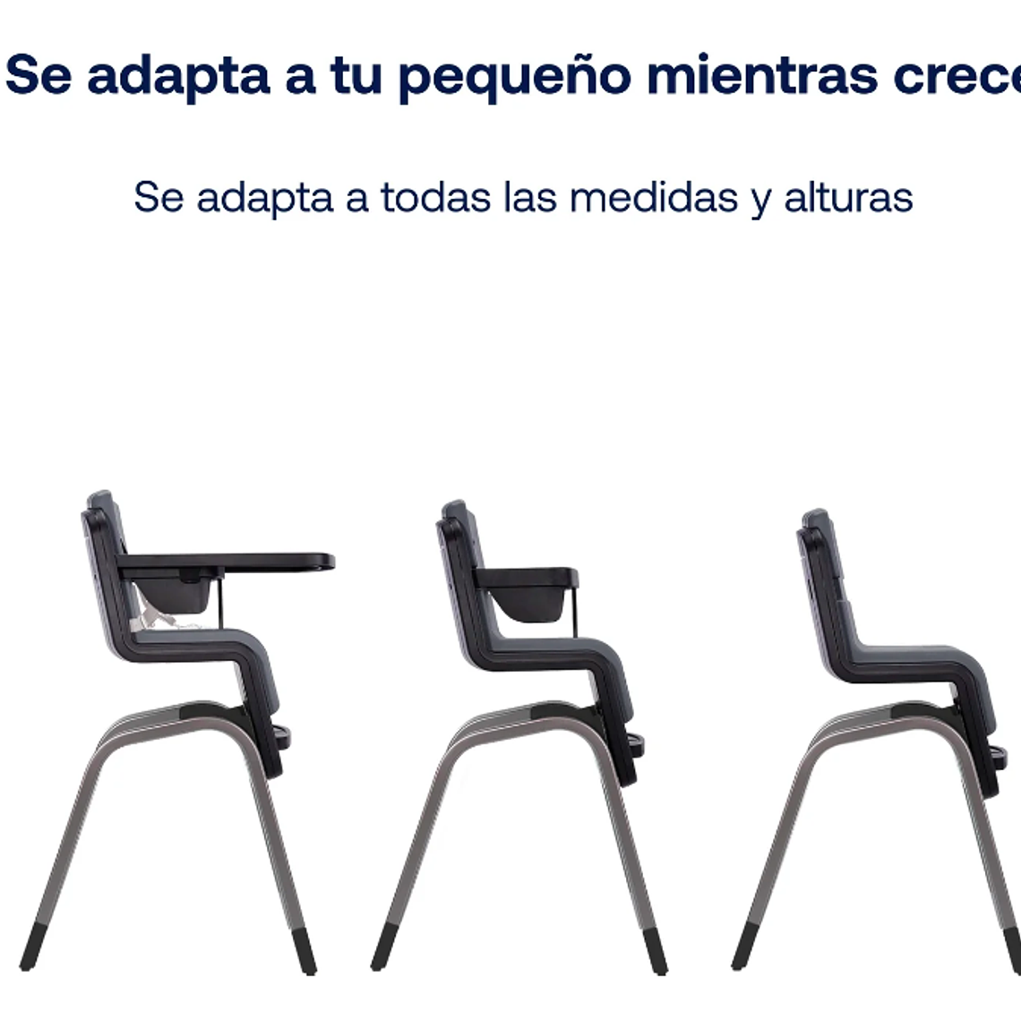 NUNA - SILLA DE COMER HCH ZAAZ PEWTER / SEGUNDA SELECCIÓN CAJA CON DAÑOS 7