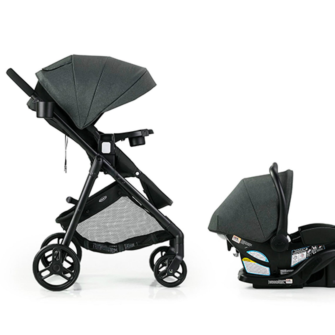 GRACO - COCHE TRAVEL SYSTEM MODESCK 2990 SOMERD / SEGUNDA SELECCIÓN CAJA CON DAÑOS 5