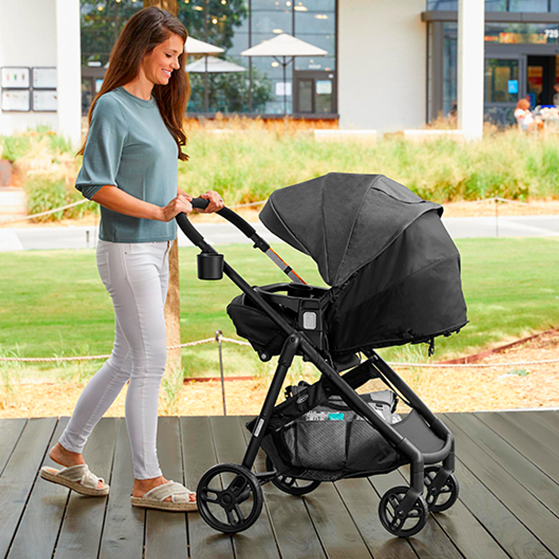 GRACO - COCHE TRAVEL SYSTEM MODESCK 2990 SOMERD / SEGUNDA SELECCIÓN CAJA CON DAÑOS 7