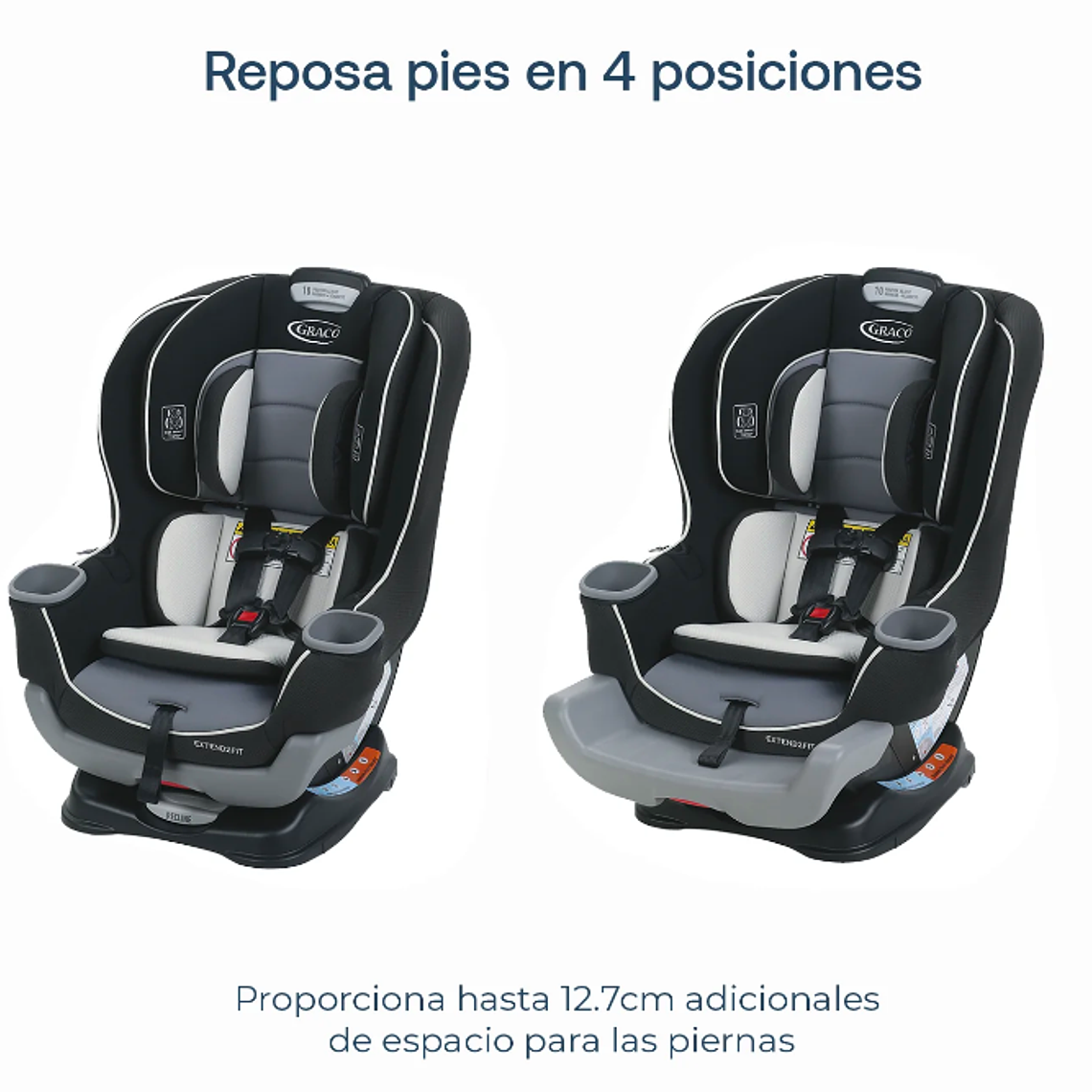 GRACO - SILLA DE AUTO CONVERTIBLE EXTEND 2 FIT GOTHAM  / SEGUNDA SELECCIÓN CAJA CON DAÑOS 7