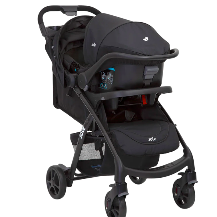 JOIE - COCHE TRAVEL SYSTEM MUZLE LX COAL / SEGUNDA SELECCIÓN CAJA CON DAÑOS 2