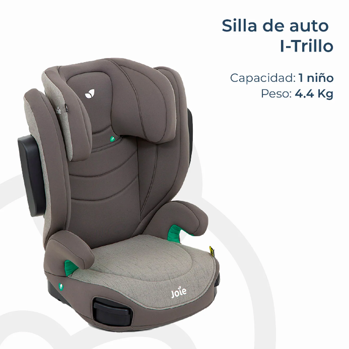 JOIE - SILLA DE AUTO BUTACA I-TRILLO DARK PEWTER / SEGUNDA SELECCIÓN CAJA CON DAÑOS 8