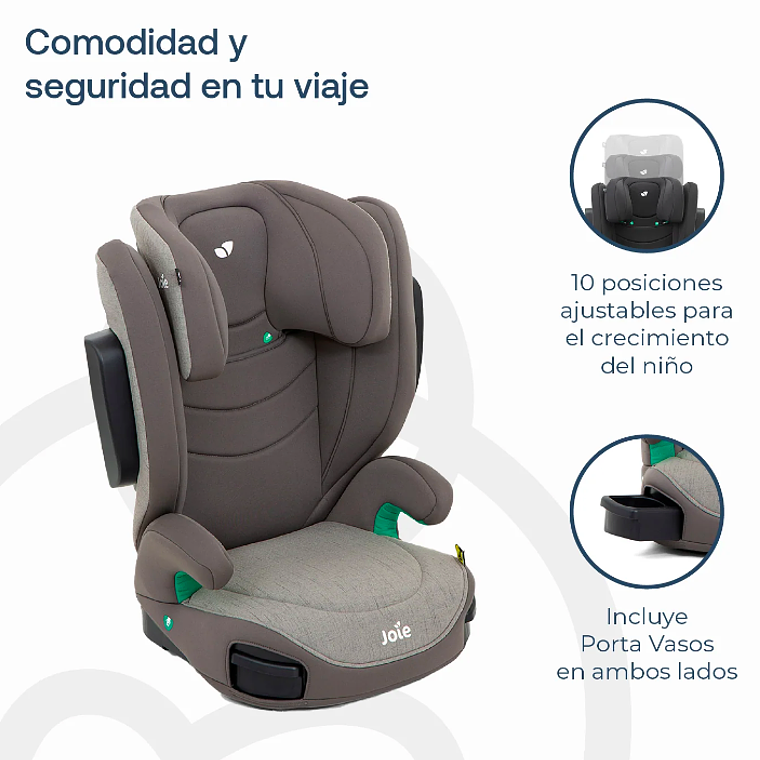 JOIE - SILLA DE AUTO BUTACA I-TRILLO DARK PEWTER / SEGUNDA SELECCIÓN CAJA CON DAÑOS 9