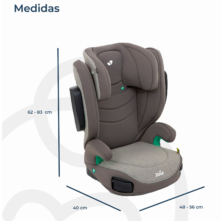 JOIE - SILLA DE AUTO BUTACA I-TRILLO DARK PEWTER / SEGUNDA SELECCIÓN CAJA CON DAÑOS 10