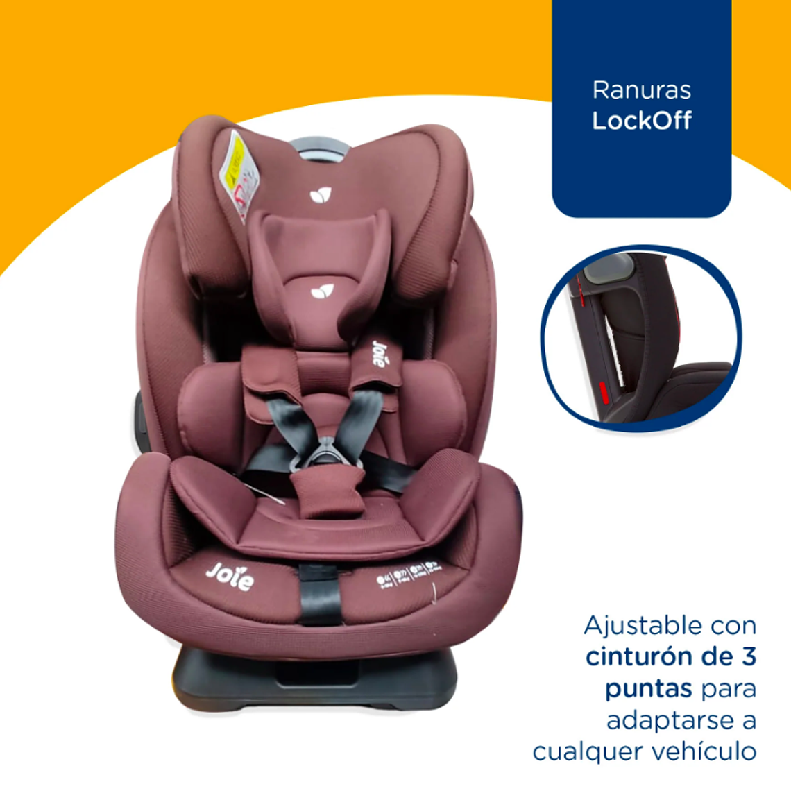 JOIE - SILLA DE AUTO CONVERTIBLE EVERY STAGE BROWN / PRODUCTO SUBPRIME 5