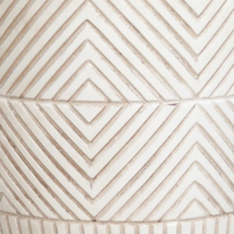 TANTA 34X31 BLANCO (MACETERO FIBRA DE ARCILLA L) 2