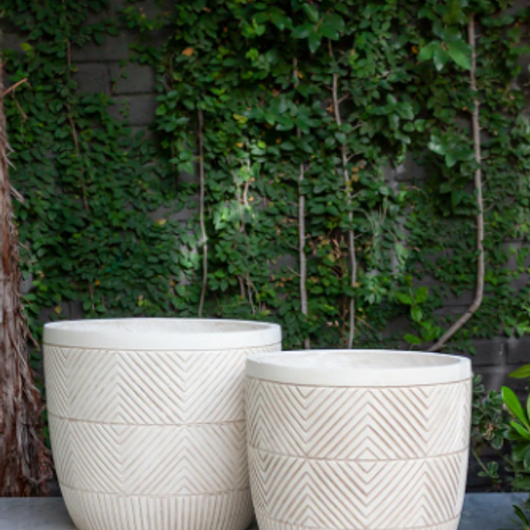 TANTA 34X31 BLANCO (MACETERO FIBRA DE ARCILLA L) 3