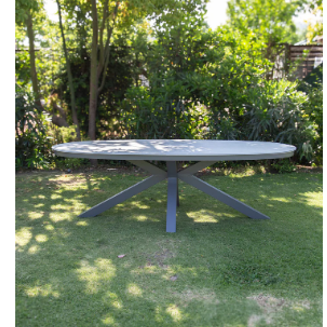 MESA NEREA OVALADA (240x113x75 cm) 9