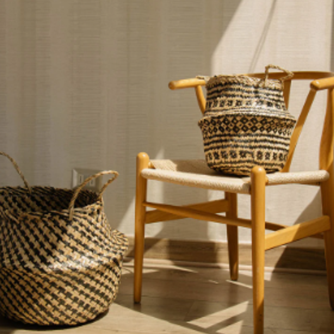 CANASTO SANTORINI NEGRO L 4