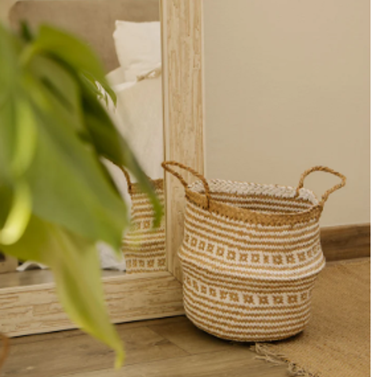 CANASTO SANTORINI BLANCO L 2