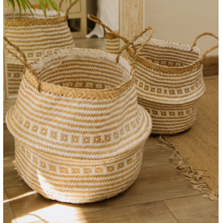 CANASTO SANTORINI BLANCO L 4