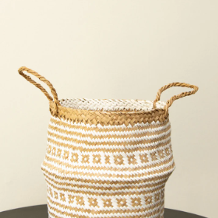 CANASTO SANTORINI BLANCO XL 1