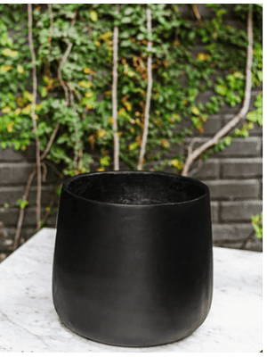 MARRUECOS NEGRO 26X24 CM (MACETERO FIBRA DE ARCILLA L)