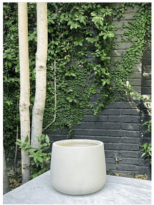 MARRUECOS GRIS 26X24 CM  (MACETERO FIBRA DE ARCILLA L)