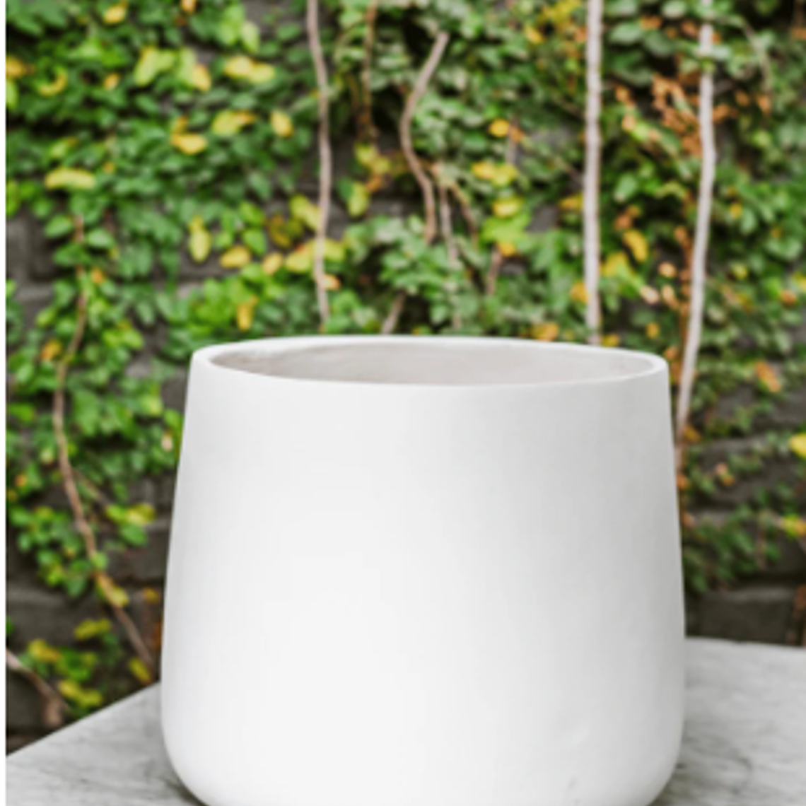 MARRUECOS 35X33 BLANCO (MACETERO FIBRA DE ARCILLA XL) 1