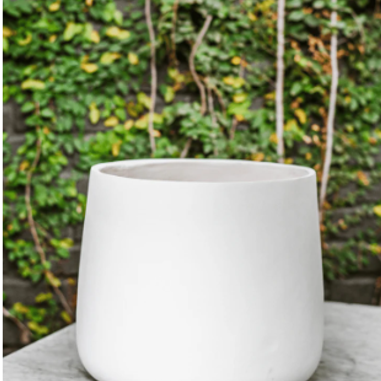 MARRUECOS 35X33 BLANCO (MACETERO FIBRA DE ARCILLA XL) 1