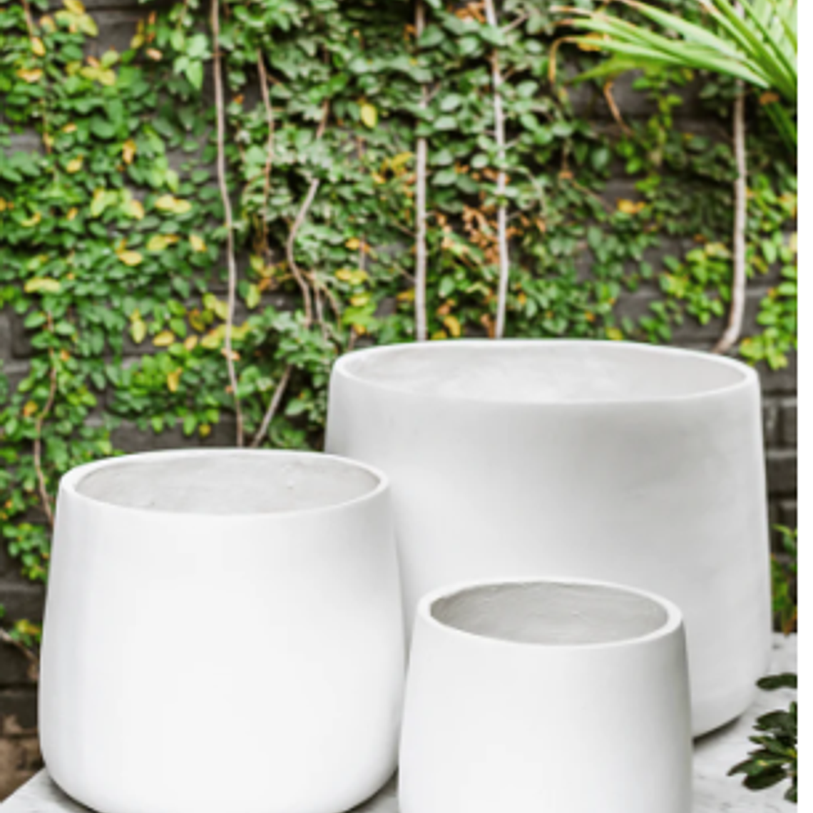 MARRUECOS 35X33 BLANCO (MACETERO FIBRA DE ARCILLA XL) 2