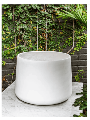 MARRUECOS BLANCO 50X40 CM (MACETERO FIBRA DE ARCILLA XXL)