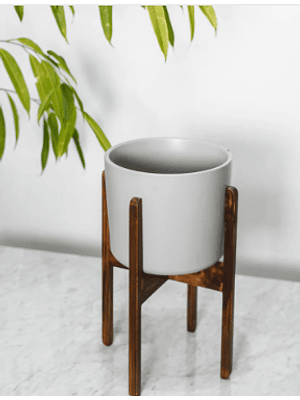 DANES L GRIS 26x22 CM (PORTA MACETERO DE CERAMICA)