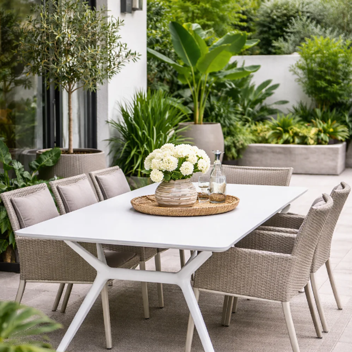 MESA TAVARI BLANCA ( 120x80x74 cm) 1