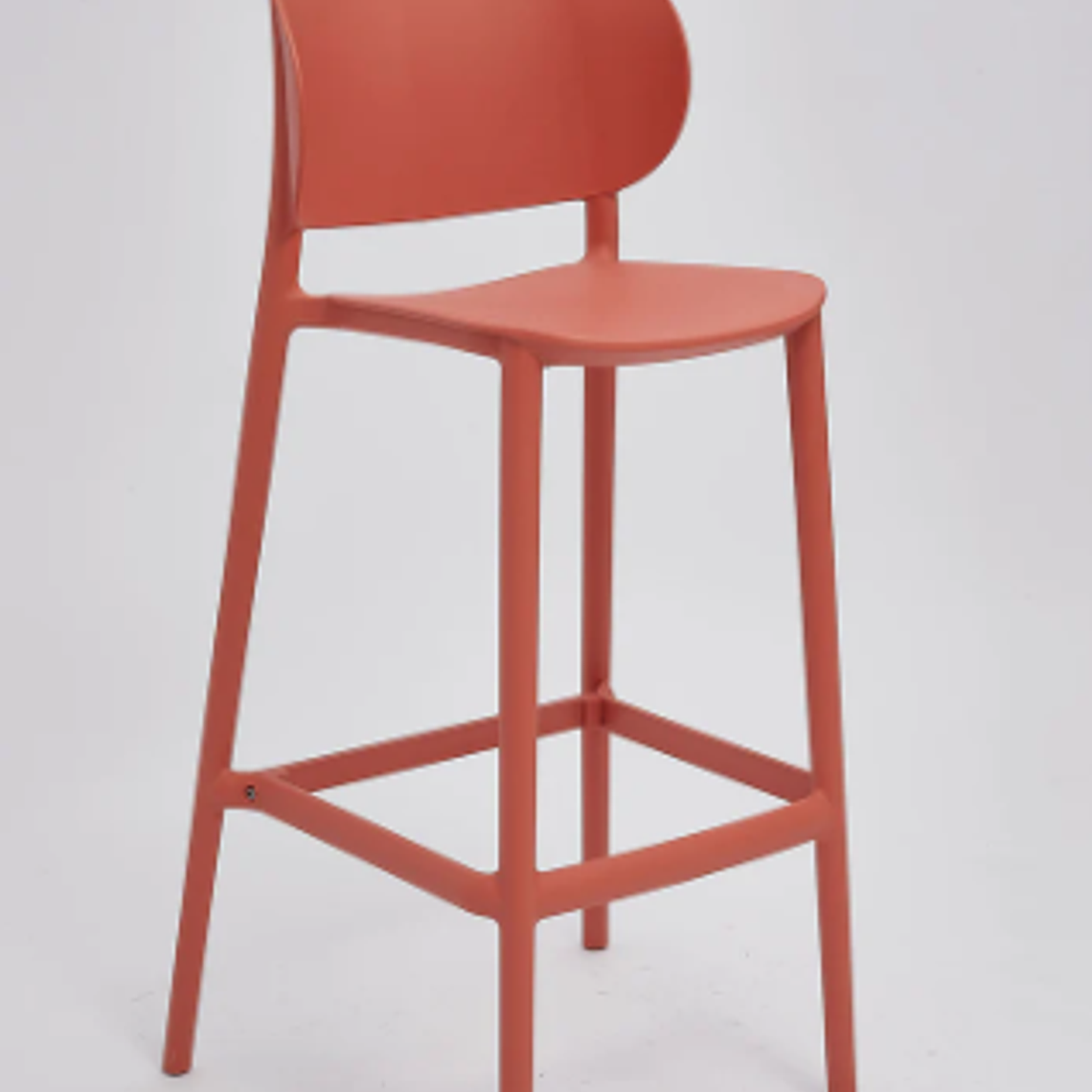 TABURETE ZONDA COLOR CORAL (51x52x118 cm) 2