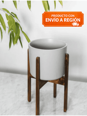 DANES L GRIS 26x22 CM (PORTA MACETERO DE CERAMICA)