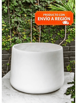 MARRUECOS BLANCO 50X40 CM (MACETERO FIBRA DE ARCILLA XXL)